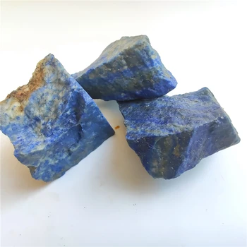 Přírodní Modrý Kámen Sodalit Modro-žíly Kámen Lapis Lazuli Stone Apatit Léčení Krystaly Drahokam Drahokam Reiki Korálky pro Domácí Dekor