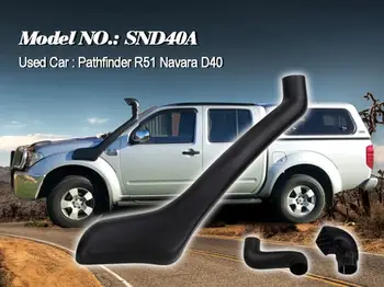 Přívod vzduchu Šnorchl Kit pro Nissan Navara Hranice D40 2006 2007 2008 2009 2010 2011 2012 2013 Pathfinder R51