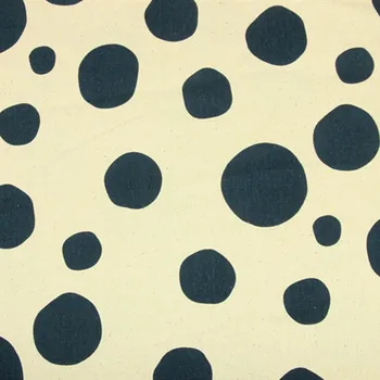 Půl Dvoře Zahustit Bavlněné Tkaniny S Velkým Kulatým Dot Print DIY Handmade Taška Oděvní Tkaniny Bavlna CR-856