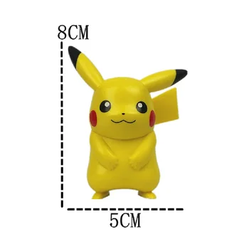 Původní Pokemon Pikachu Údaje 5-8CM Squirtle Charmander Bulbasaur Anime Akční Obrázek Model Panenky, Hračky, Děti, Vánoční Dárek