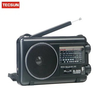 Původní Tecsun R-305 R305 Full Band Rádio Digitální FM SW Stereo Rádio Přijímač Louderspeaker Hudební Přehrávač, Přenosné Rádio