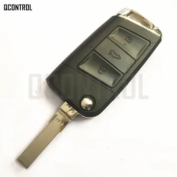 QCONTROL Auto Dálkové Klíč pro SEAT Alhambra/Altea/Ibiza/Leon/Mii/Toledo 2009-2016