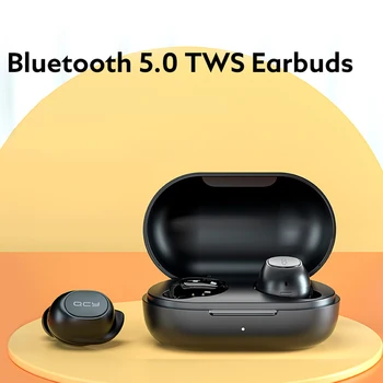 QCY T9S Bluetooth Sluchátka Potlačení Hluku Pravda Bezdrátová Sluchátka Bluetooth Sluchátka 5.0