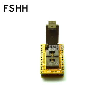 QFN8, aby DIP8 Programátor Adaptér DFN8 MLF8 WSON8 test socket Stoupání=0,5 mm Velikost=2 mm X 3 mm