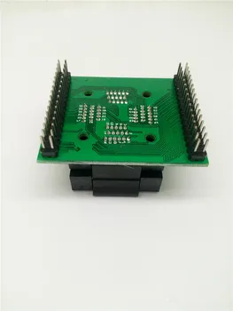 QFP64 TQFP64 LQFP64, aby DIP64 Véčko Programátor Zásuvka Rozteč 0,5 mm IC Tělo Velikost 10x10mm FPQ-64-0.5-06 Test Socket Adaptér