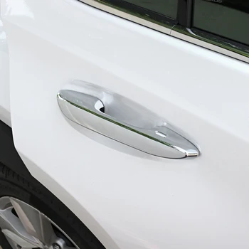 QHCP ABS Rukojeť Dveří Kryt Čalounění z Uhlíkových Vláken Styl Vozu Vnější kliky Dveří Rám Samolepky 4ks/Set Fit Pro Lexus UX200 260H 2019