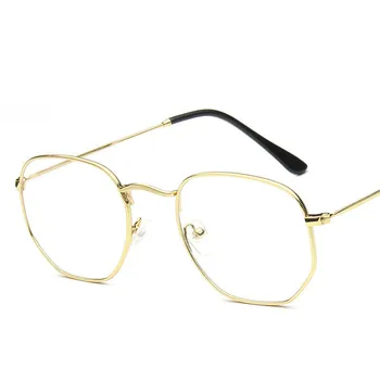RBRARE Ročník Zlaté Rám Brýlí Ženy Retro Brýle Rámy pro Ženy Brýlí Jasné Objektiv Brýle Lentes De Lectura Mujer