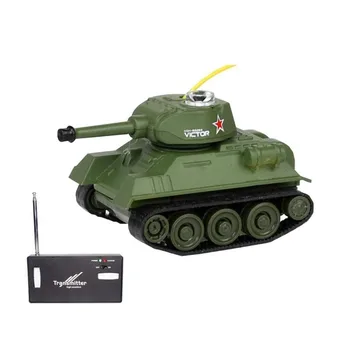 RC Bitevní Tank Hračky pro Děti Wireless Mini Elektrický Model Baterie Hračka Ovládání Power Control Remote Tank Simulace Auto Re C3G9