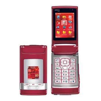 Repasované Původní Nokia N76 Mobilní Telefon Flip telefon 2G 3G Odemčený A Jeden rok záruka