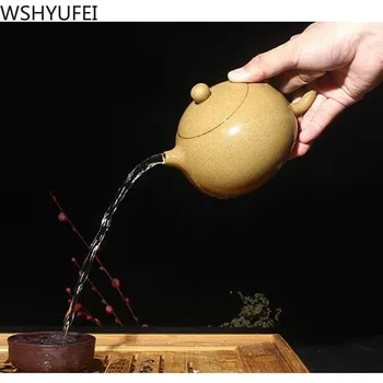 Retro čajový set fialové hlíny xi shi konvice Teaware dekorace hrnce Autentické plné ručně vyráběné Čínské yixing fialová písku konvice