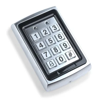 RFID Kovové Řízení Přístupu EM Card Reader Klávesnice s 10 EM4100 klíčenek nepromokavou protecter kryt Pro Dveřní Systém Kontroly Přístupu