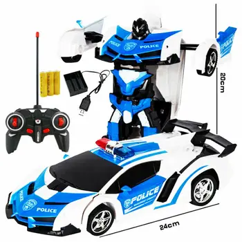Roboty Sportovní Model Vozidla Roboty Vzdálené Hračky 2 In1 RC Auto Transformace Dálkové Roboty, Hračky, Ovládání Závodní Auto Modely