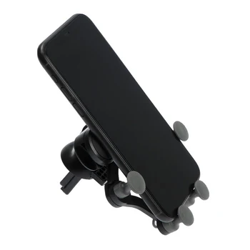 Rozvoz držák telefonu v deflektoru, self-zamykání 6-9.5 cm, černá 4519601