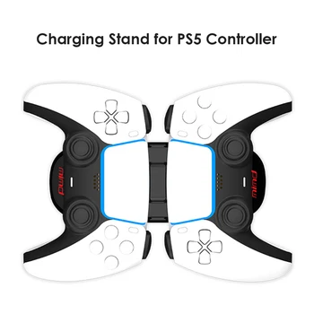 Rukojeť Regulátor Nabíječka Dual USB Joystick Rychle Nabíjecí Dok Stanice Stojan pro PlayStation 5 PS5 Herní Konzole Gamepad