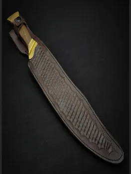 Ruční taktické nože machete camping nástroje přežití venkovní bushcraft ostré stainlees steel blade ořech rukojeť kukri boj