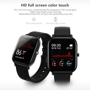 Rychlé Dodání Bluetooth Smartwatch Vodotěsné Fitness Tracker Hodiny Sportovní Ženy Muži Hodinky Chytré hodinky pro IOS telefon P9