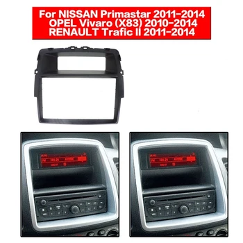 Rádio Obložení přístrojové desky DVD Panel Deska Adaptéru Stereo Dash Kit pro Nissan Primastar 2011 +, Renault Trafic II, rok 2011+, Opel Vivaro 201