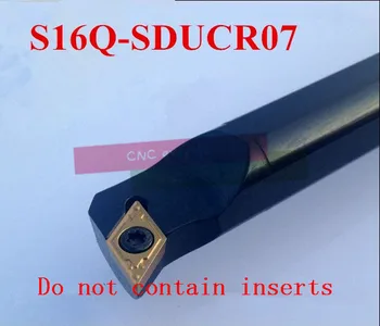 S16Q-SDUCR07 16MM Vnitřní Soustružení Nástroj Factory outlet, pěnu,nudné bar,Cnc Nástroje, obráběcí Soustruh