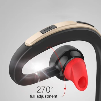 S30 Handsfree Bluetooth 4.1 Ušní Háček Stereo Bezdrátové Hlasové Ovládání Sluchátka