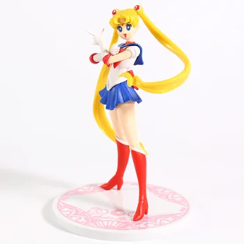 Sailor Moon Tsukino Usagi PVC Obrázek Collecitble Brinquedos Hračka Panenka