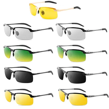 Samozabarvovací sluneční Brýle Muži Polarizované Řidičské Brýle Chameleon Samec Měnit Barvu Sluneční Brýle Den Noční Vidění Řidiče Brýle
