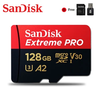 SanDisk Extreme Pro Ultra Paměťové Karty 128 GB 64 GB 32 GB Micro SD 256 GB 400GB 32 64 128 gb Flash SD Karta SD/TF MicroSD U1/U3 4K