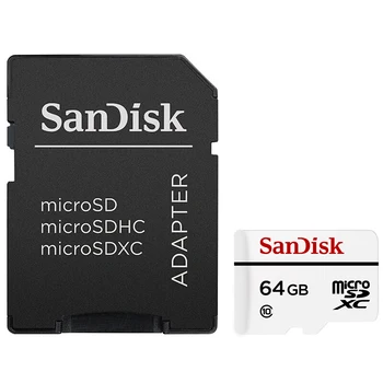 SanDisk micro SD Karta 32GB 64GB High Endurance Video Monitorování Paměťovou Kartu microsd Class10 20MB/S TF Card SDSDQQND