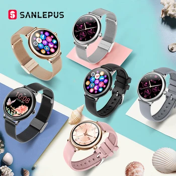 SANLEPUS 2020 NOVÉ Módní Dámské Inteligentní Hodinky Luxusní Smartwatch Pro Android, Jablko, Vánoční Dárek Pro Manželku, Přítelkyni, Milence