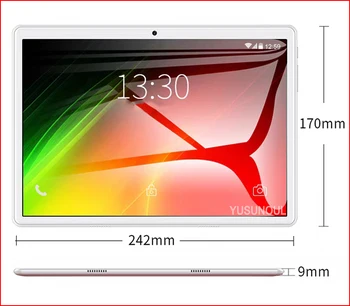Satndard Doprava Zdarma 10 palcový Tablet Android 9.0 Dual Fotoaparáty Tablette 32GB Wifi Android Tablet PC, GPS, Telefon+Dárky Zdarma