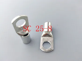 SC 25-8 Otvoru pro Šroub Pocínované Měděné Kabelová oka Svorky Baterie 25 mm drát
