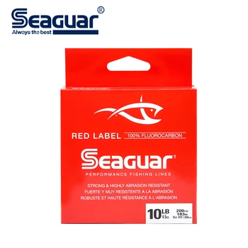 Seaguar Red Label Fluorouhlíkových vlasec 6LB-12LB Fluorocarbon Test Uhlíkových Vláken Vlasec Kapr Drát Vedoucí Linka