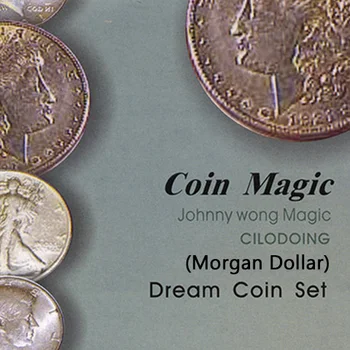 Sen Mince Nastavit Johnny Wong (Morgan Dolar), Magie Triky, Mince Zmizí, Objeví Letu Magia Kouzelník zblízka Iluze, Trik