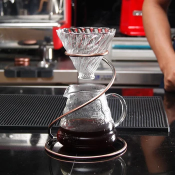 Serpentine Kávy Kovový Filtr Rám Držitele Opakovaně Kávy Dripper Stát Domácí Kapání Držák Filtru Kávy Spotřebič