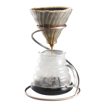 Serpentine Kávy Kovový Filtr Rám Držitele Opakovaně Kávy Dripper Stát Domácí Kapání Držák Filtru Kávy Spotřebič