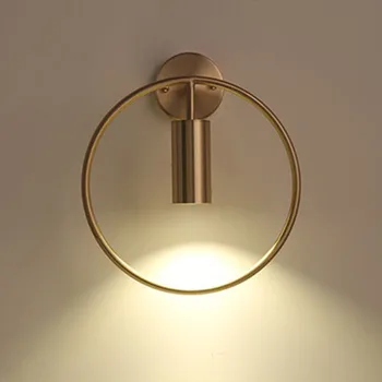 Severské minimalistické geometrické nástěnné svítidlo kreativní osobnost kole ložnice noční uličky balkon lampy
