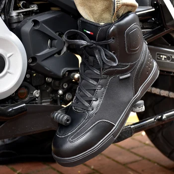 SHAD muži motocykl ochranu boty muži vodotěsné motocykl Ochránit skútr boty motocykl závodní lokomotiva boty