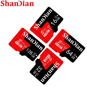 ShanDian Paměťové Karty SD Skutečná Kapacita 4GB 8GB 16GB 32GB Microsd TF Paměťové karty, Flash Disk, Memory Stick Nejlepší Dárek Zdarma Poštovné