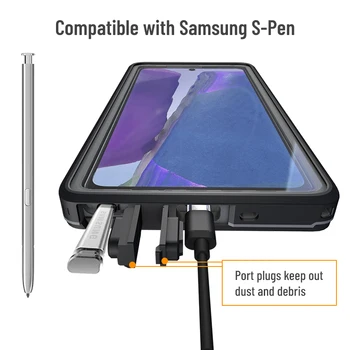Shellbox Vodotěsné Pouzdro pro Samsung Poznámka 20 Ultra S20 Plus Outdoorové Nárazuvzdorné Pouzdro pro Samsung A51 Poznámka 10 S10 S9 Plus Plavání