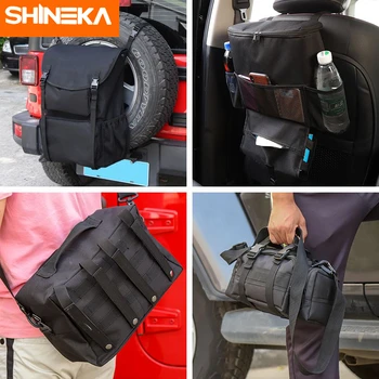 SHINEKA Skládání Úklid Pro Suzuki Jimny Auto, Náhradní Pneumatiky Skladování Taška Multifunkční Organizér Accessoroies Pro Suzuki Jimny 2019+