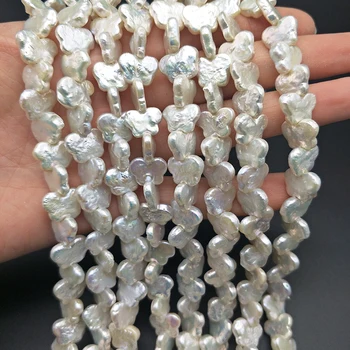 Shuangsheng 2018 přírodní motýl ve tvaru Barokní perly 13mm DIY pearl korálky pro výrobu náušnice náramek Šperky vlastní ženy