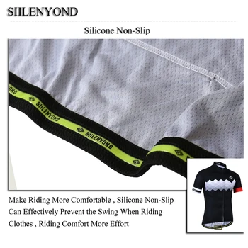 SIILENYOND Quick Dry Cyklistické Dresy Letní Krátký Rukáv MTB Kolo, Cyklistické Oblečení, Ropa Maillot Ciclismo Závodní Kolo Oblečení