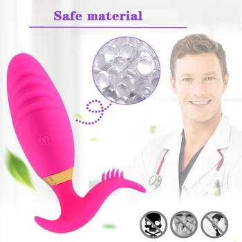 Silikonové Erotické Skok Vajíčko Bezdrátové Dálkové Ovládání Vibrátor Ženské Vaginální Stimulátor Klitorisu G-spot Masér Sexuální Hračky pro Páry