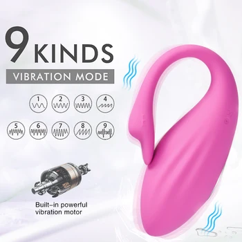 Silikonové Pochvy Vejce Vibrátor Bluetooth Bezdrátové Dálkové Ovládání G-spot Klitoris Stimulátor 7 Frekvence, pro Dospělé Hry Sexuální Hračky pro Ženy