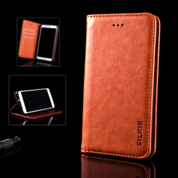 SILKIE Klasický flip kožená peněženka pouzdro pro Leagoo M8 S8 T5 S8 pro s card slot a ne magnet coque fundas capa coque