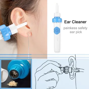 Silné Vibrace Sací Zdraví Smart Tampony Ušní Péče Ušní Čistič Sání Vibrační Čištění Uší ušní Maz Odstranění I-uši