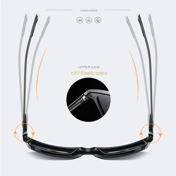 SIMPRECT Polarizované sluneční Brýle Muži 2021 Náměstí sluneční Brýle Retro Anti-oslnění Řidiče Sluneční Brýle Pro Muže, UV400 Vysoce Kvalitní Oculos