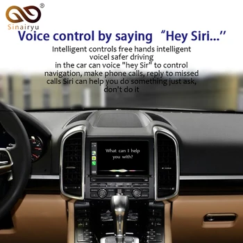 Sinairyu Wifi Bezdrátové Apple CarPlay pro Porsche Cayenne Macan 911 PCM3.1 Car play, Android Auto Adaptér Pro Zrcadlení Panamera