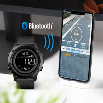 SKMEI Sport Digitální Bluetooth Muži Chytré Hodinky Srdeční Frekvence Kalorií Pánské Hodinky Hodinky Pro Huawei Iphone reloj hombre 1671