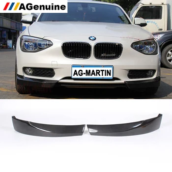 Skutečné Uhlíkové vlákno AG style přední nárazník ret front-end bradu zástěry přední nárazník rozdělovače pro BMW 1 series F20