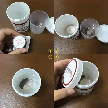 Sluchadlo Sušení Kit Sušení Kapsle Odvlhčovač Dry Cup (Čtyři Pohlcovače Vlhkosti + Jeden Sušení Jar)